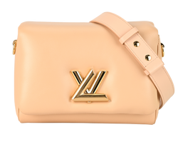 Soft Twist MM, Leather, Beige, NFC, DB/B, 4*